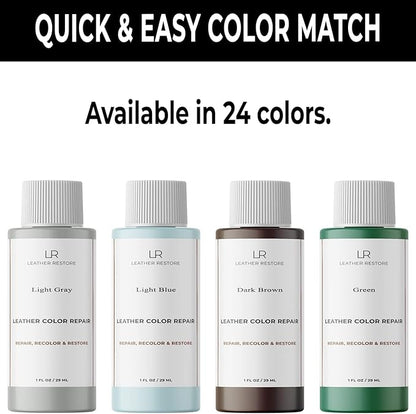 Leather Color Repair, Beige 1 OZ - Repair, Recolor and Restore Couch, Furniture, Auto Interior, Car Seats, Vinyl and Shoes