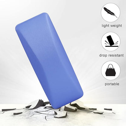 SMARTTOP Hard Shell Eyeglass Case- Glass Case With Cleaning Cloth, Glasses Case hard shell for men women