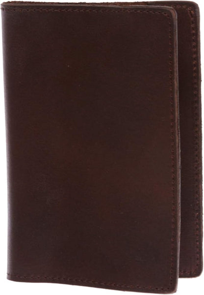 100% Soft Leather Passport Cover - Plain Leather Holder Slim Sleeve Case