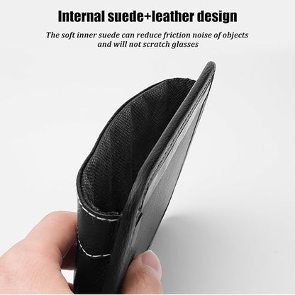Car Seat Side Pocket Organizer, Leather Vehicle Seat Gap Filler Organizer, Automotive Console Side Cell Phone & Sunglasses Holder Storage Bag, Universal for SUV Automobile Truck (Coffee)