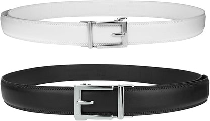 Gelante Ratchet Belt for Men, Mens Belts Leather 1.3'' Adjustable Trim to Fit Dress Belt