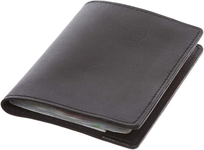100% Soft Leather Passport Cover - Plain Leather Holder Slim Sleeve Case