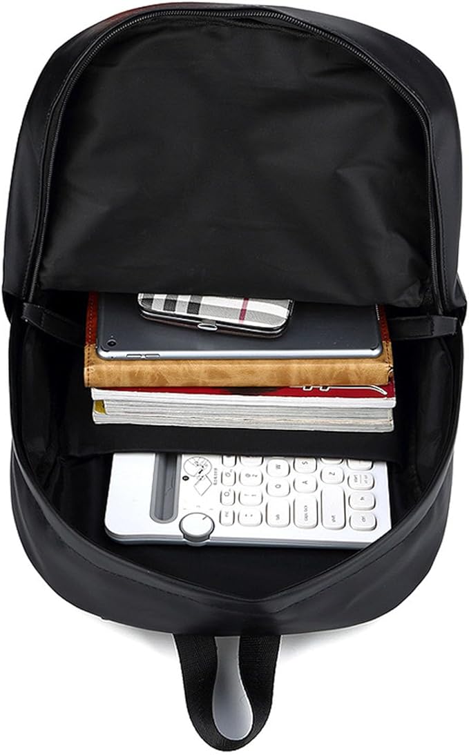 Vintage Leather Backpack for Men 16" Laptop Bag for work Casual Daypack Business Travel Rucksack Waterproof (Black)