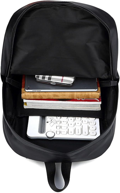 Vintage Leather Backpack for Men 16" Laptop Bag for work Casual Daypack Business Travel Rucksack Waterproof (Black)