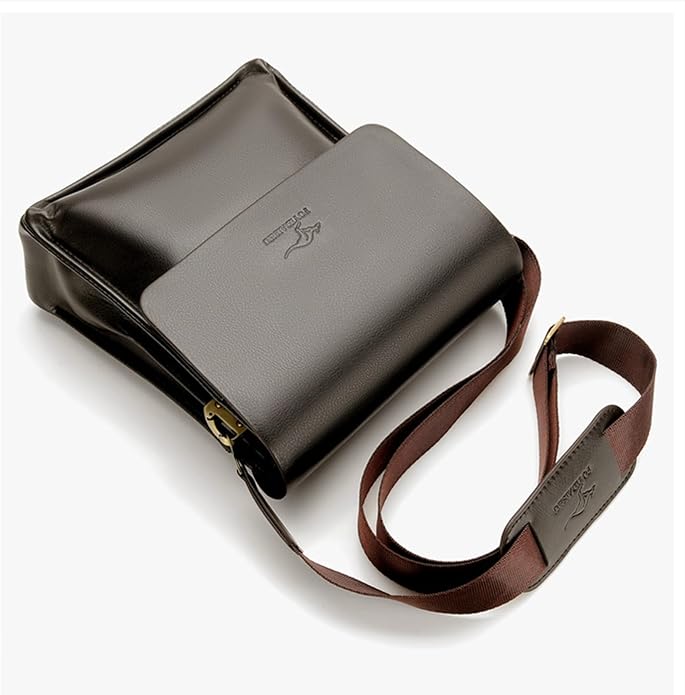 Mens Crossbody Bag, Leather Messenger Shoulder Bag for Women Men Purse Travel Work Business | Leather, Messenger, Purse, Travel, Work, Business