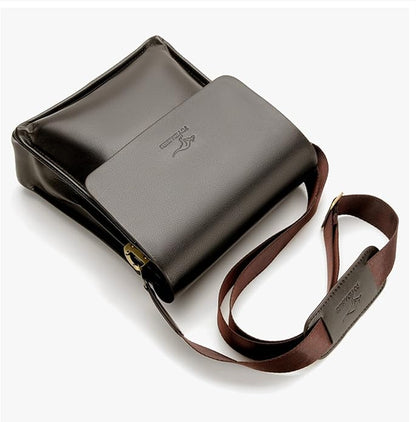 Mens Crossbody Bag, Leather Messenger Shoulder Bag for Women Men Purse Travel Work Business | Leather, Messenger, Purse, Travel, Work, Business