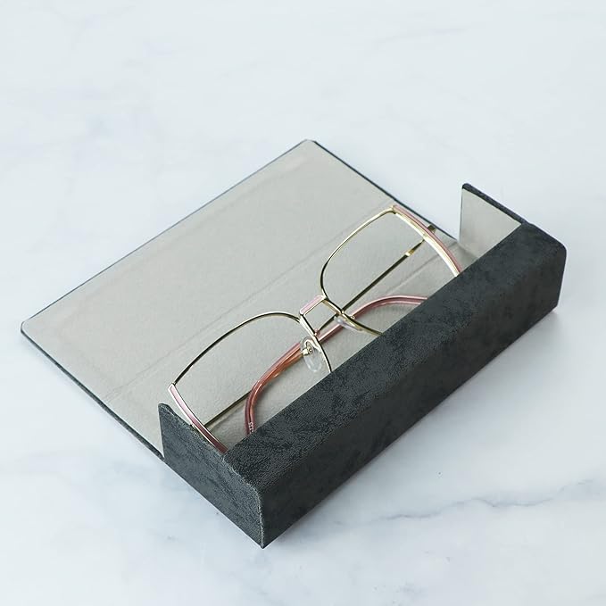 VisionGlobal Hard Shell Eyeglass Case for Eyeglasses and Sunglasses for Men/Women and Kids