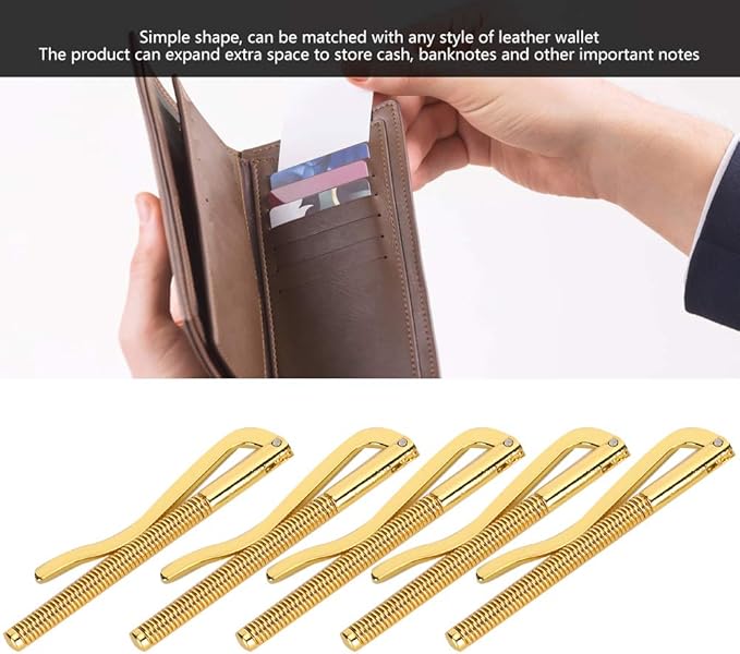 75mm Money Clip, 10PCS Spring Money Clip Wallet Spring Clip Wallet Money Clip Metal Cash Clip