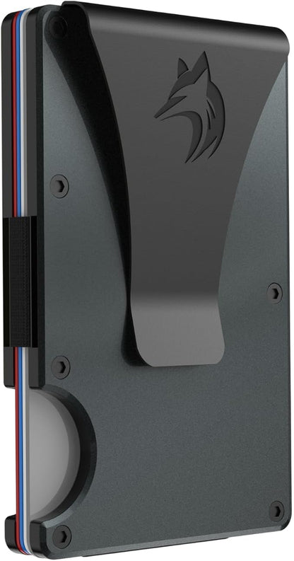 TRAVELINGO Slim RFID Blocking Wallet For Men - Light Weight, Durable & Compact- Minimalist Wallet With Money Clip (Iron)
