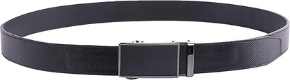 Fabio Valenti Mens Belt,Ratchet Belt Dress with 1 3/8" Genuine Leather with Easier Adjustable Buckle, Trim to Fit