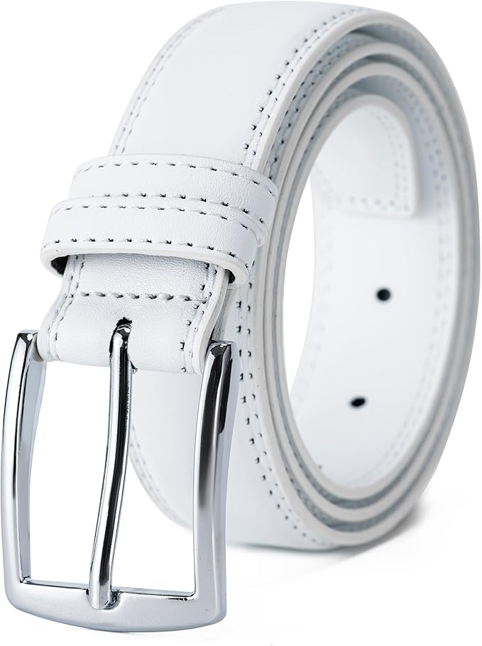 Aegero Mens Belt, Leather Dress Jeans Belt, Fashion & Classic Designs Ideal Match for Work Business and Casual