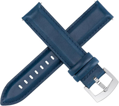 OTTOODY Leather Watch Bands Quick Release, Elegant Top Grain Leather Watch Straps for Men & Women, Choice of Color & Width - 18mm, 19mm, 20mm, 21mm or 22mm Wristbands Bracelet for Watch & Smartwatch