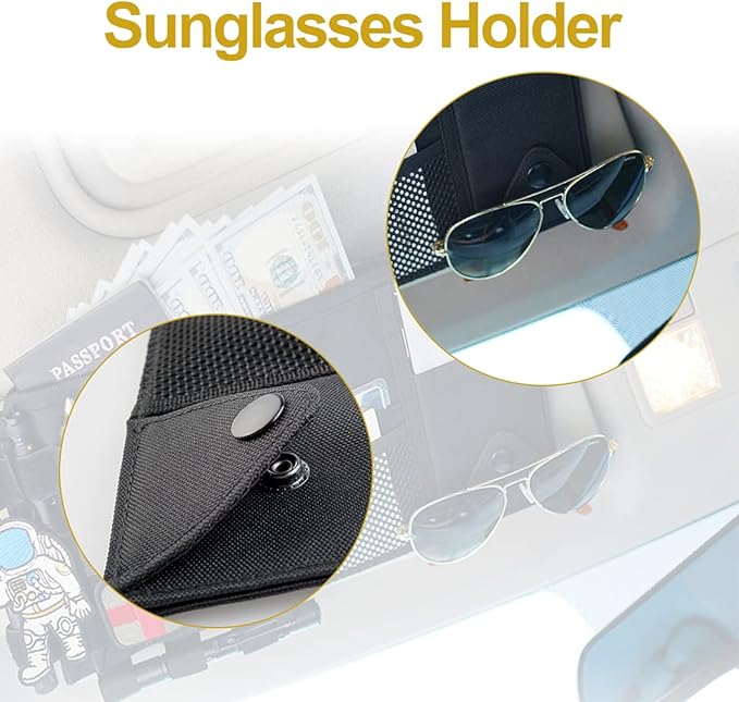 Tactical Car Visor Organizer, MOLLE Storage Pouch by Viperade