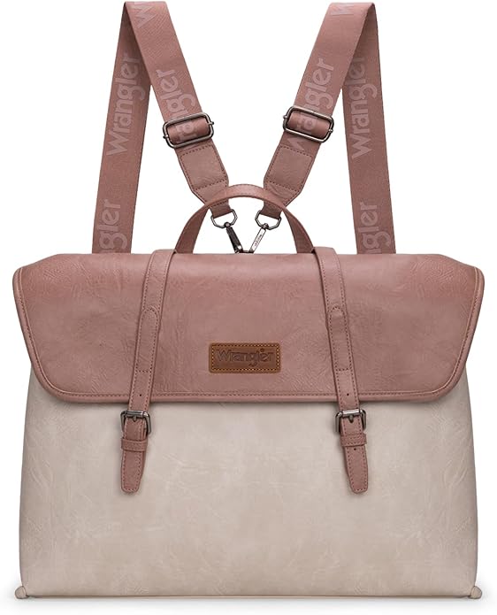 Wrangler Laptop Bag for Women Messenger Bag Briefcase Computer Backpack Convertible Satchel Bag