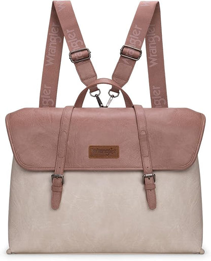 Wrangler Laptop Bag for Women Messenger Bag Briefcase Computer Backpack Convertible Satchel Bag