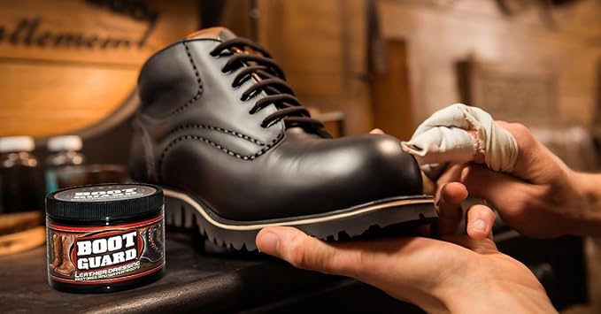 Leather Dressing: Restores and Conditions Leather Boots, Shoes, Automotive Interiors, Jackets, Saddles, Unscented, 5 Ounce Jar