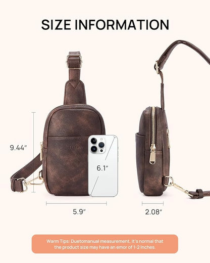 Telena Crossbody Bags for Women Leather Cross Body Sling Bag for Woman Travel