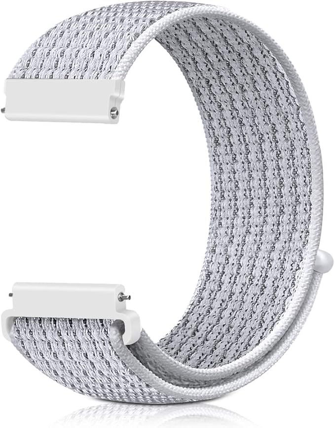 19mm Nylon Sport Quick Release Watch Bands Compatible with GRV FC1/FC5/Willful/YAMAY/Letsfit/LETSCOM/TEMINICE/LIFEBEE/Lintelek ID205 ID205L ID205G ID205S ID205U/Blackview Band for Women Men