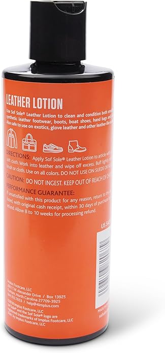 Sof Sole Leather Lotion for Boots, Shoes and Handbags, 5-ounce