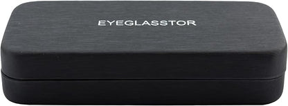 Hard Shell Eyeglasses Case Protective Glasses Case for Men and Women Linen Fabric