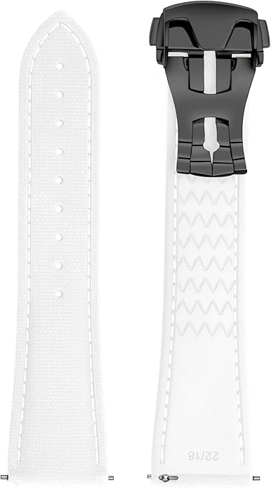 ULLCHRO Watch Strap Watch Band 20mm 22mm Man Waterproof Quick Release Bands Sport Replacement Strap Soft FKM Rubber Watchband
