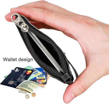 HASFINE ID Badge Holder with Lanyard,Cute Astronaut Work Badge with Zippered Pocket,Functional 2-Sided ID Card Wallet with 3 Slots and Detachable Keychain for Teacher Student Nurse and Office Staff