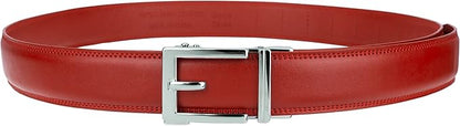 Gelante Ratchet Belt for Men, Mens Belts Leather 1.3'' Adjustable Trim to Fit Dress Belt