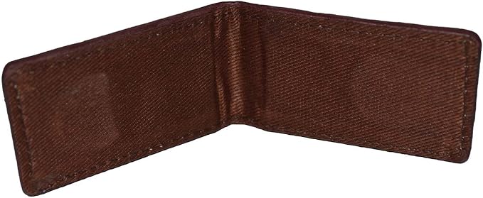 LB LEATHERBOSS Men's New Leather Strong Magnetic Money Clip