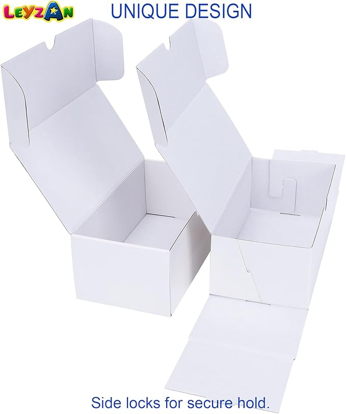 Trading-Card Storage Box, 8-Pack • 400 Count Corrugated Cardboard Storage Box with dividers & labels for TCG/Magic/Mtg storage and Collection, Horizontal