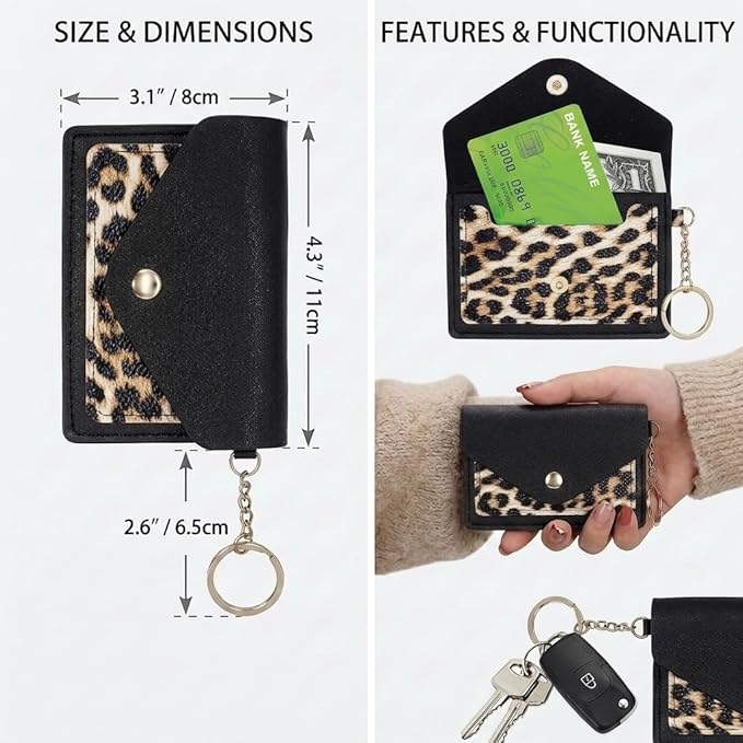 BIHRTC Silicone Key Ring Bracelets Wristlet Keychain Wallet with Net Chapstick Holder for Women