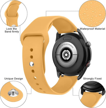 Meliya 22mm Watch Bands Quick Release Replacement Wristband, Soft Silicone Sport Replacement Straps for Men Women