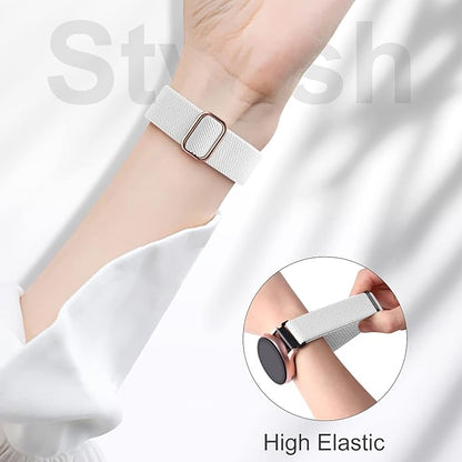 Lerobo Elastic Bands Compatible with Samsung Galaxy Watch 8 7 6 5 4 40mm 44mm/Galaxy Watch 8 Classic 6 4 Classic 43mm 47mm 42mm 46mm/5 Pro Band 45mm/Active 2,3 Pack 20mm Adjustable Nylon Sport Band