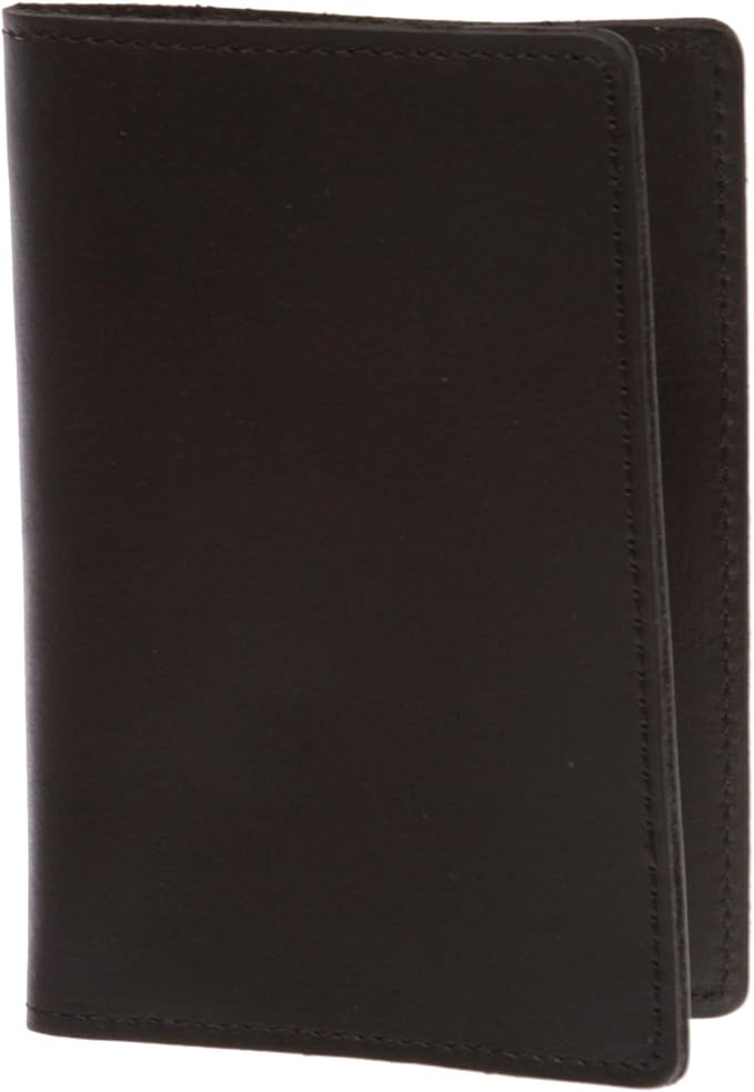 100% Soft Leather Passport Cover - Plain Leather Holder Slim Sleeve Case