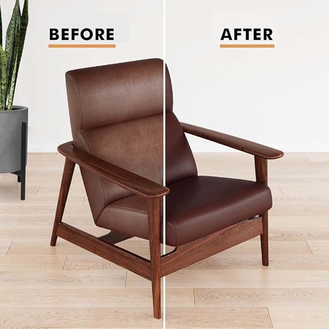 FORTIVO Leather Recoloring Balm, Color Restorer, Scratch Remover, Couch Paint and Repair, Leather Balm for Couches