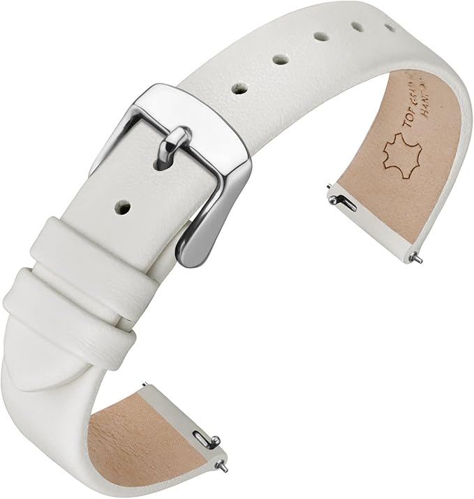 ANNEFIT Watch Bands for Men Women, Top Grain Leather Watch Strap with Quick Release, Band Width 12mm 13mm 14mm 16mm 18mm 20mm 22mm