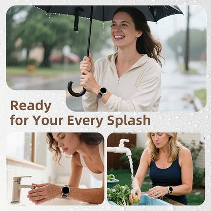 20mm Stretchy Watch Band Compatible with Garmin Vivoactive 5 6 Watch Bands,Quick Release Water-Resistant Nylon Elastic Strap for Vivoactive 3/Venu Sq/Sq 2/Sq Music, Forerunner 245/165/55/570 Women Men
