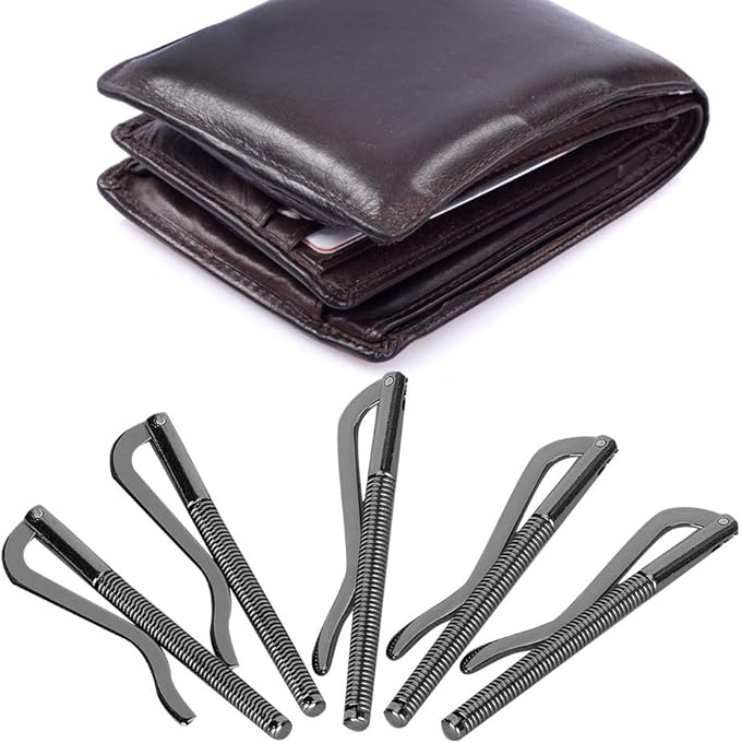 75mm Money Clip, 10PCS Spring Money Clip Wallet Spring Clip Wallet Money Clip Metal Cash Clip