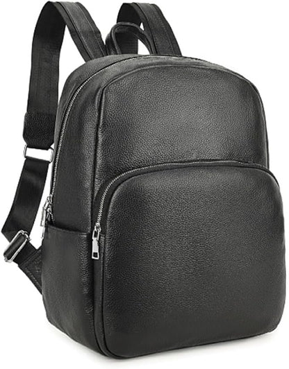 Business Backpack For Men Cowhide Large Capacity Computer Bag Leather Backpack Business Mens Travel Backpack