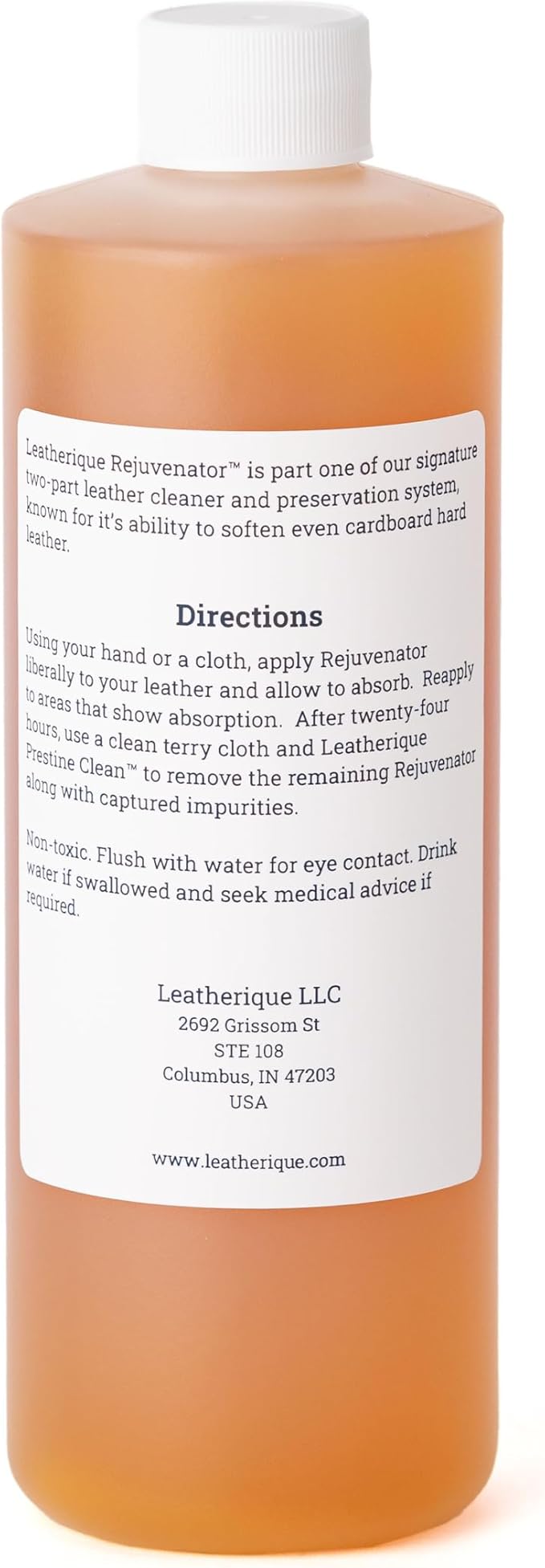 Leatherique Leather Care & Preservation Set - 16 oz | Leatherique Rejuvenator Oil & Prestine Clean 2-Step System | Softens, Conditions & Preserves Leather | Perfect for Cars, Furniture, Saddles & More