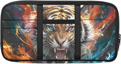 Tiger Visor Organizer for Car Pouch Case Bag Multi-Function Storage Pocket Can Store ID Card,Eyeglasses,Pen,Driving License etc