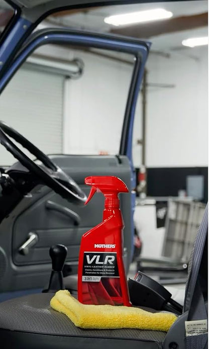 Mothers VLR Vinyl-Leather-Rubber Care, 1 gal. — Cleans, Conditions & Protects In One Step – pH Balanced Formula with Neatsfoot Oil & Lanolin To Protect Against Drying, Fading & Cracking (06522)