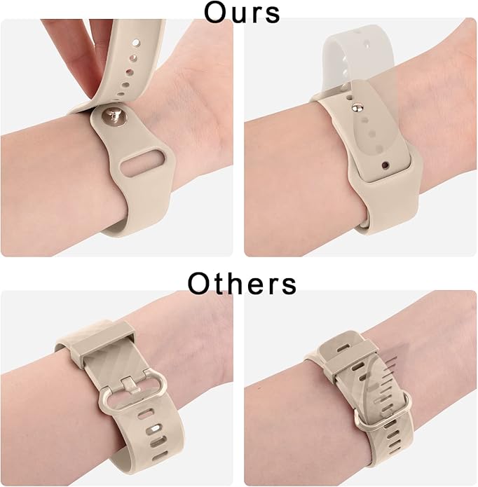 Meliya 22mm Watch Bands Quick Release Replacement Wristband, Soft Silicone Sport Replacement Straps for Men Women