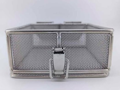 Carligo Ultrasonic Cleaner Baskets for Small Parts, Mini Mesh Basket for Steam Jewelry Cleaner Ultrasonic Machine, Stainless Steel Mesh Ball for Sonic Jewelry Cleaner Solution （4" x 4" x 2"）