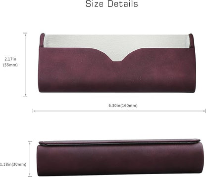 VisionGlobal Hard Shell Eyeglass Case for Eyeglasses and Sunglasses for Men/Women and Kids