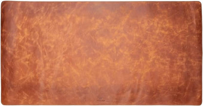 Venito Premium Leather Desk Mat (31.5 X 14.6 inch) - Medium Mouse Mat for Home Office Accessories (Antique Brown)