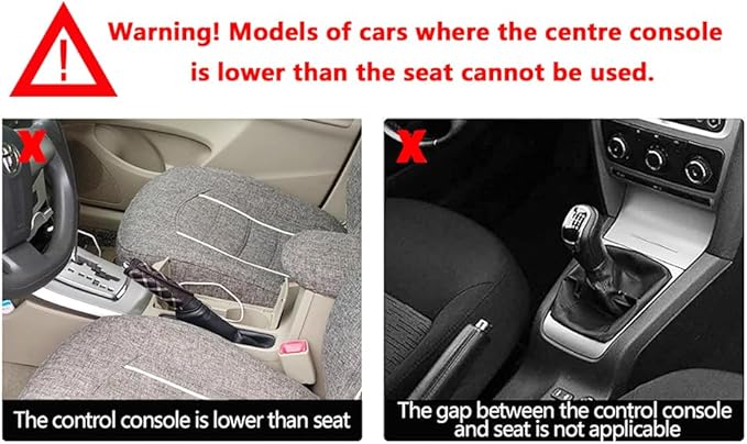 BAILISI Car seat gap filler organizer,multifunctional car seat organizer,Adjustable Cup Holder car console side storage box Holders phone, sunglasses,car accessories (Black style 3)