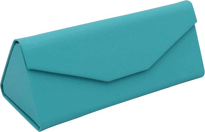 Real Sic Glasses Case for Men and Women - Magnetic Folding Hard Shell Sunglass Holder - Inspired by Solid Color