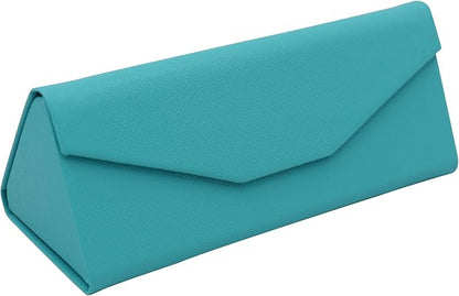 Real Sic Glasses Case for Men and Women - Magnetic Folding Hard Shell Sunglass Holder - Inspired by Solid Color
