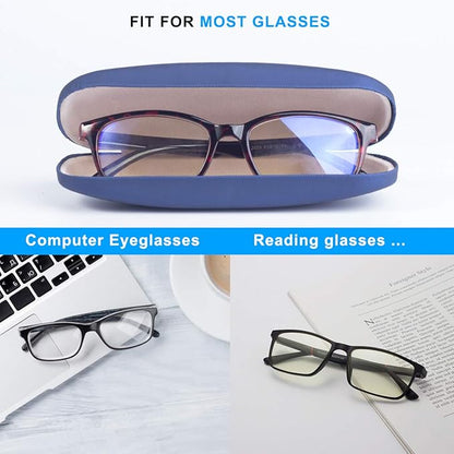RayLove Unisex Hard Shell Eyeglasses Cases, Protective Case For Glasses
