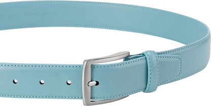 KM Legend Mens Leather Dress Belt for Work Business and Casual